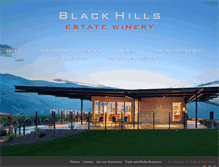 Tablet Screenshot of blackhillswinery.com